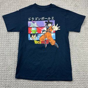 Dragon Ball Z Shirt Men Medium M Navy Blue Graphic T-Shirt FUNIMATION Toei Anime
